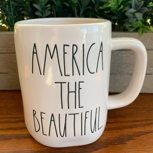 Rae Dunn America The Beautiful Dual Sided Mug